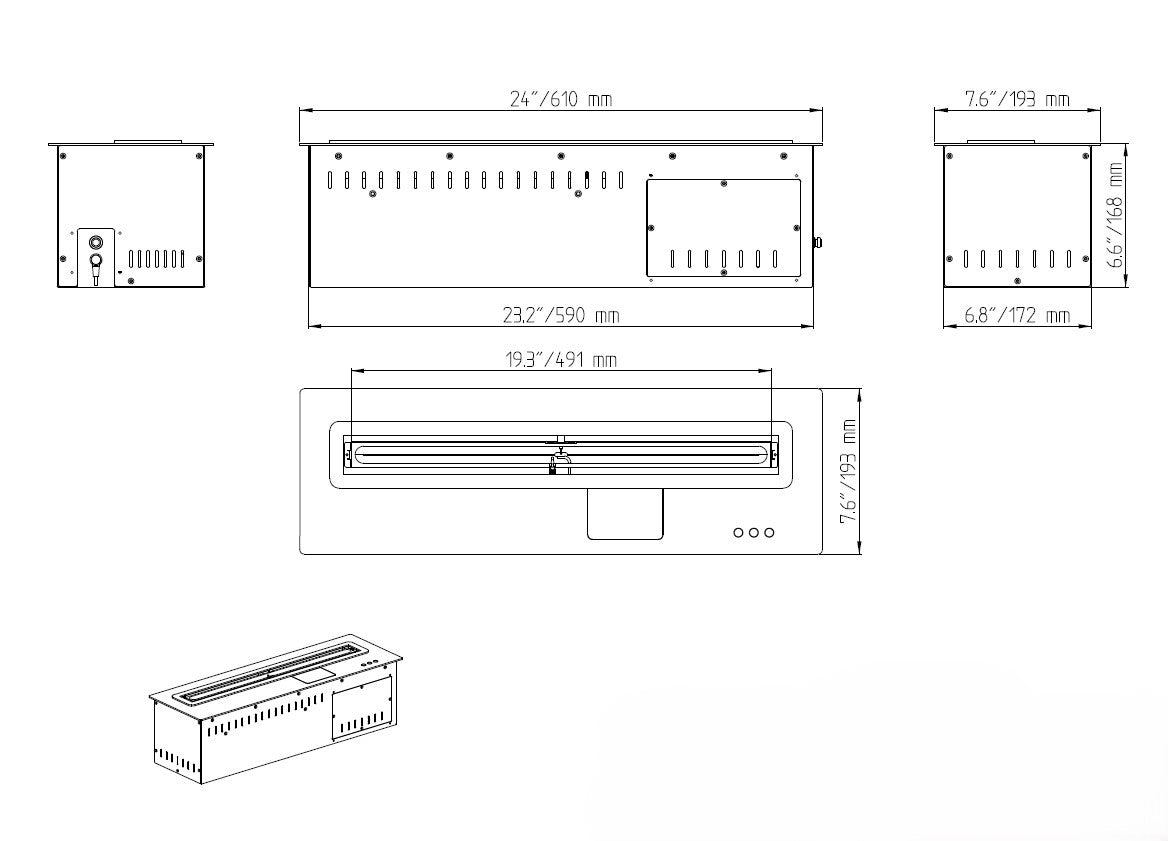 divina fire bruciatore smart da incasso 70 pro line ean 8056157808770