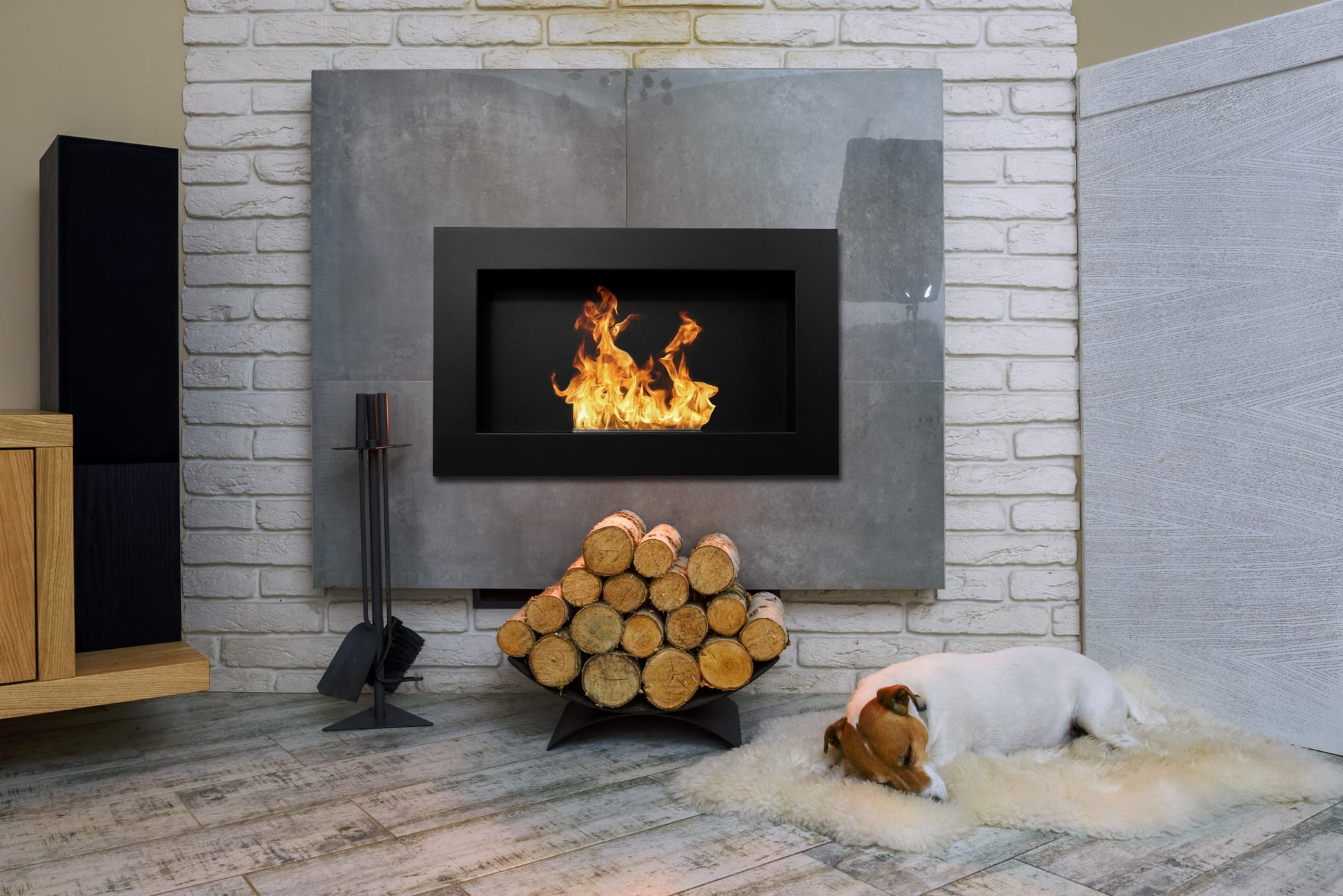 divina fire biocamino da parete pisa nero l 65 x p 12 x h 40 ean 8056157804680