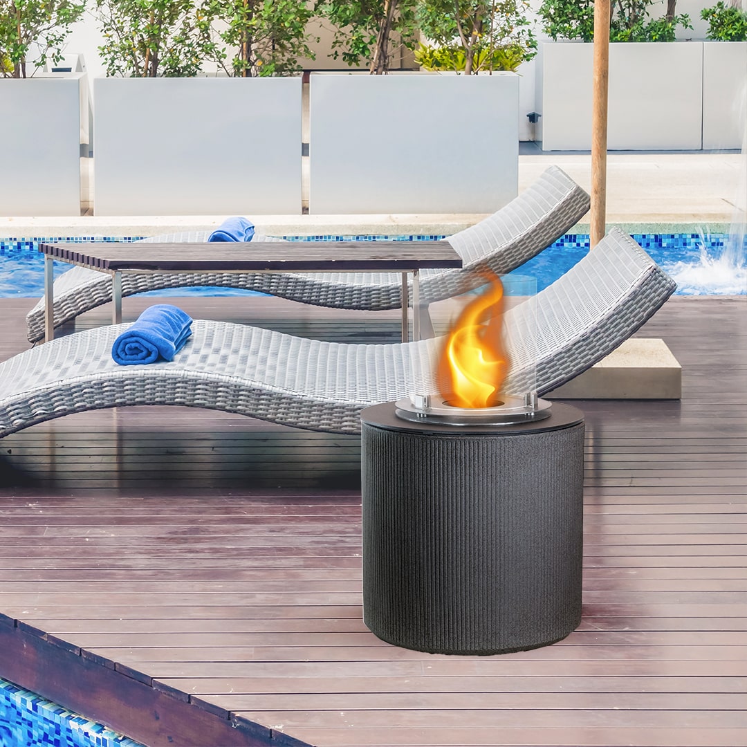 divina fire biocamino da terra modigliani antracite d 36 x h56 interno esterno ean 8056157806257