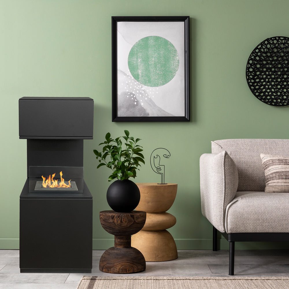 divina fire biocamino da terra oslo nero l38xp38xh100 interno esterno ean 8056157807704