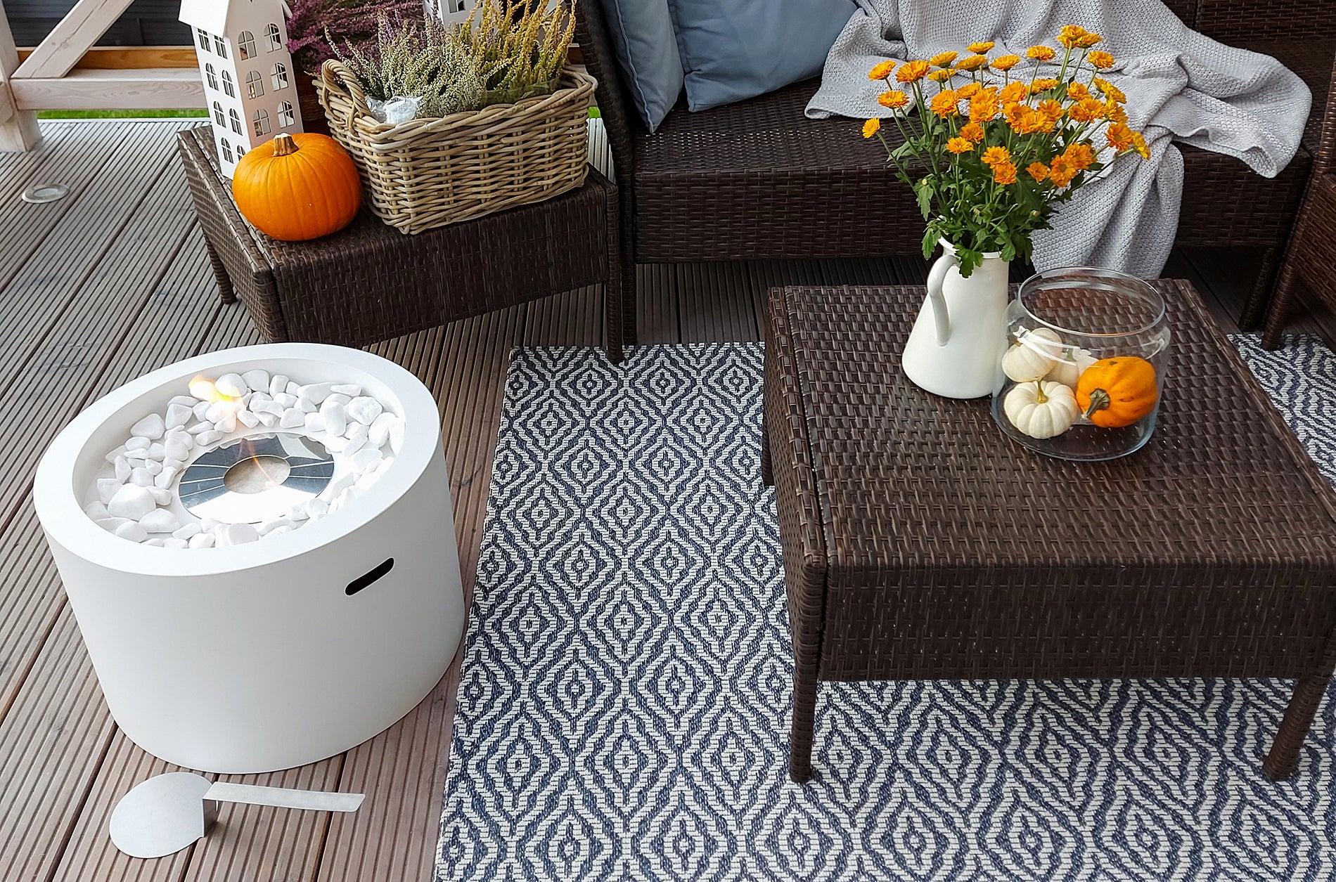 divina fire biocamino da terra rodi bianco d 475 per esterno ean 8056157805120