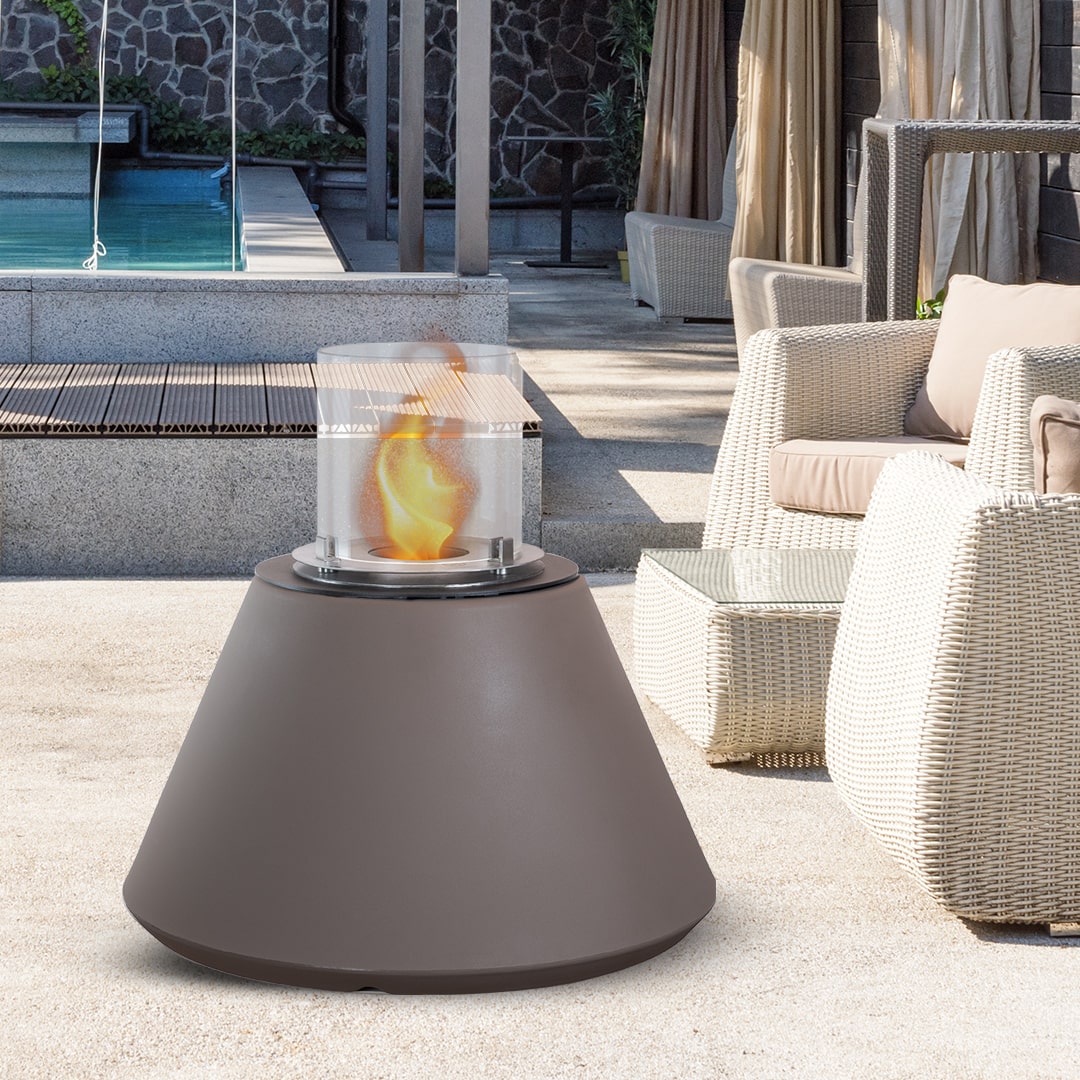 divina fire biocamino da terra stromboli tortora d 60 x h56 interno esterno ean 8056157806097