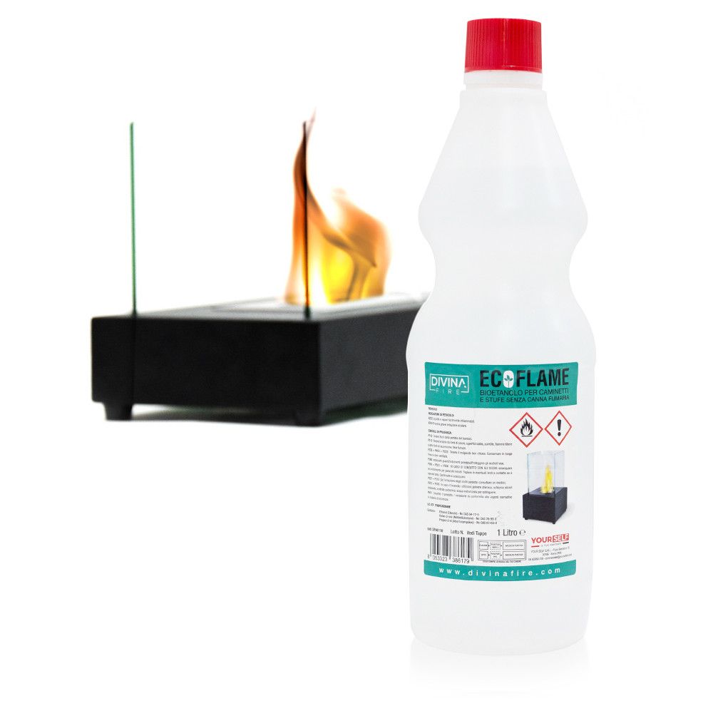 divina fire bioetanolo ecoflame lt 1 x 12 pz ean 8053323386247