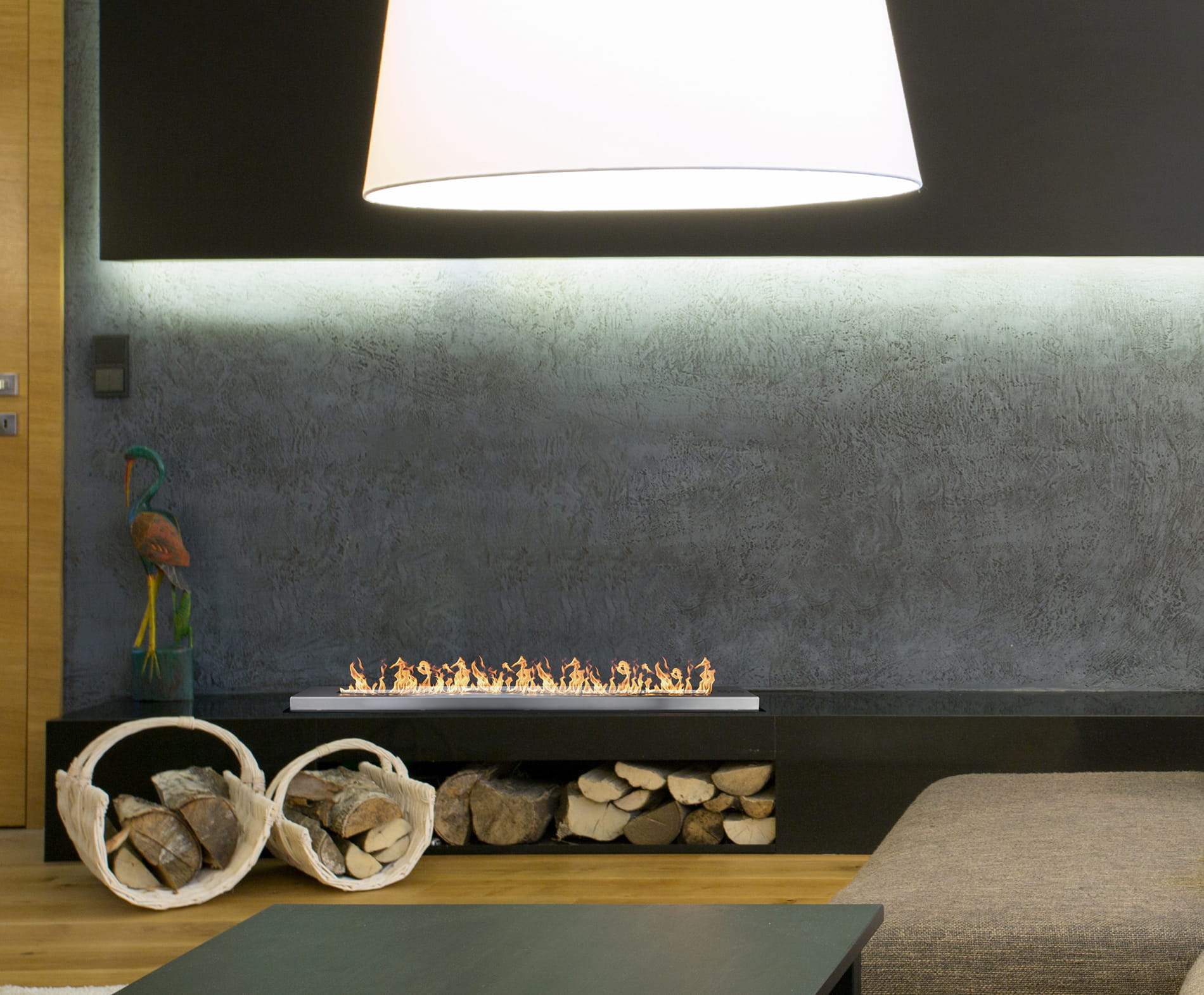 divina fire bruciatore in acciaio inox 17 lt l 90 x p 11 x h 53 ean 8056157804741