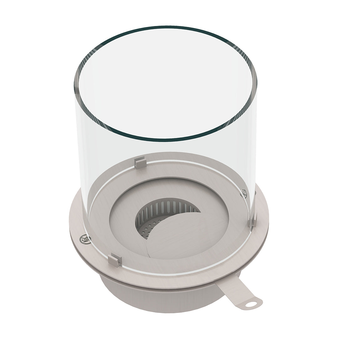 divina fire bruciatore tondo a incasso acciaio inox 3 lt d 35 con vetri ean 8056157805502