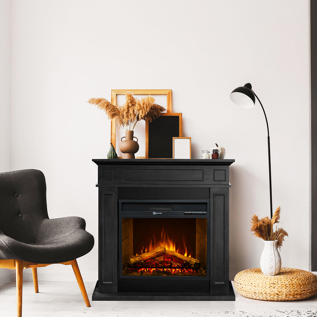 divina fire camino elettrico da terra jefferson nero l895 x h905 x p28 ean 8056157809074