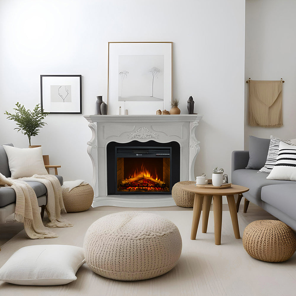 divina fire camino elettrico da terra parigi bianco l123xp39xh100 ean 8056157809173