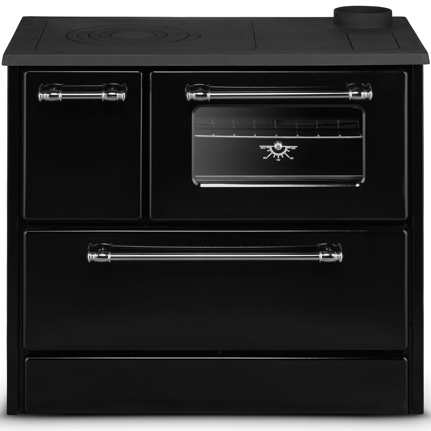 divina fire cucina a legna beatrice nera 9 kw 87 x 51 x h 79 ean 8056157805847