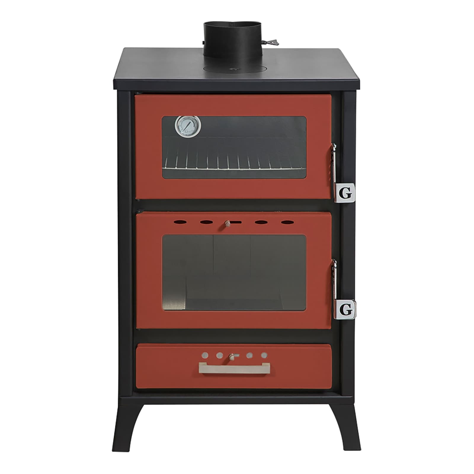 divina fire stufa a legna con forno marika rossa 22 kw ean 5200416400752