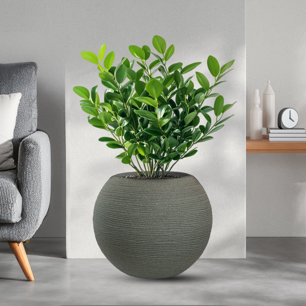 divina garden vaso in resina botticelli verde d 40x33h ean 8056157808985