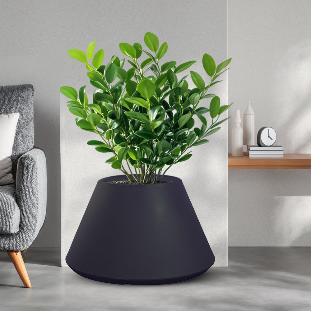 divina garden vaso in resina stromboli antracite d 60x35h ean 8056157808893