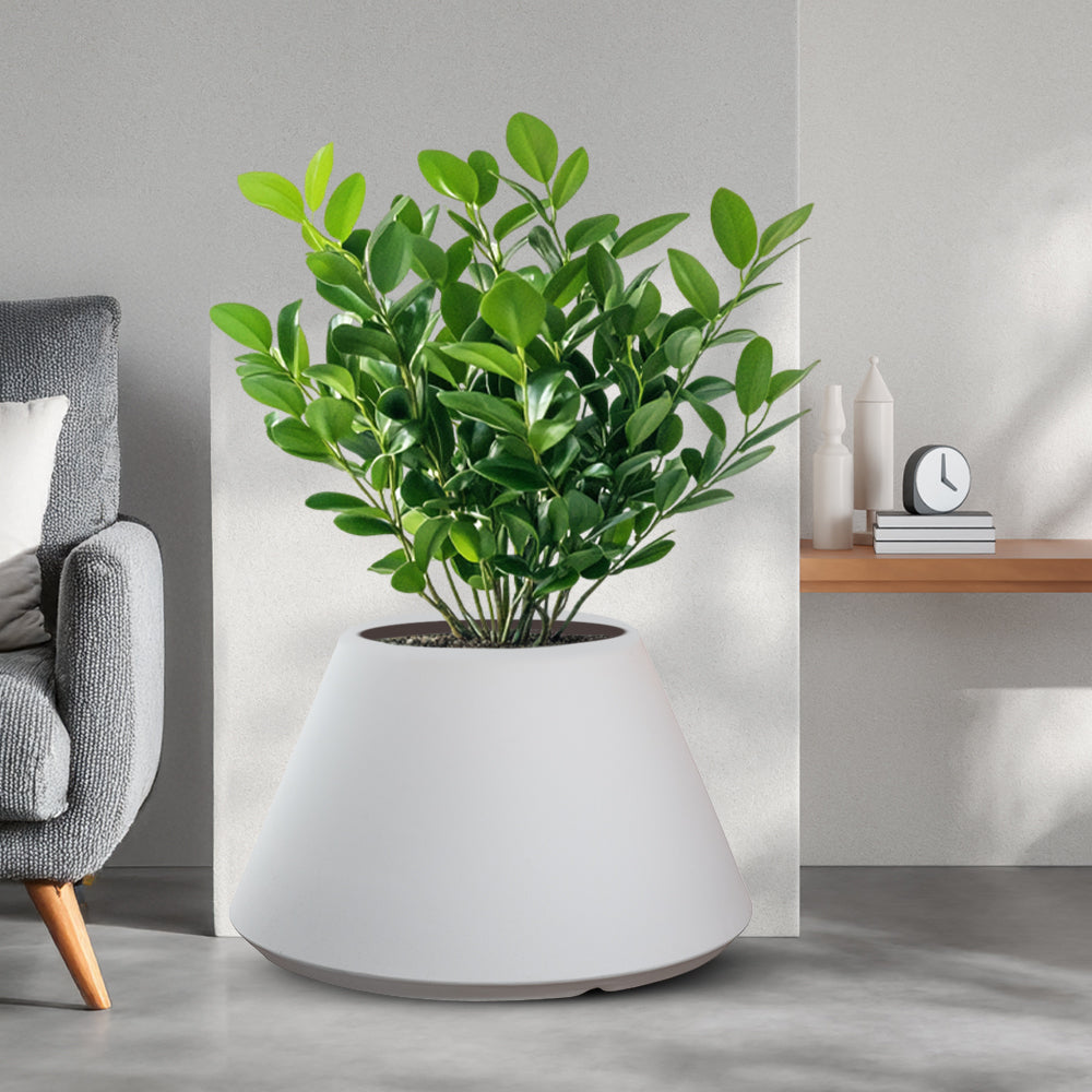 divina garden vaso in resina stromboli bianco d 60x35h ean 8056157808909