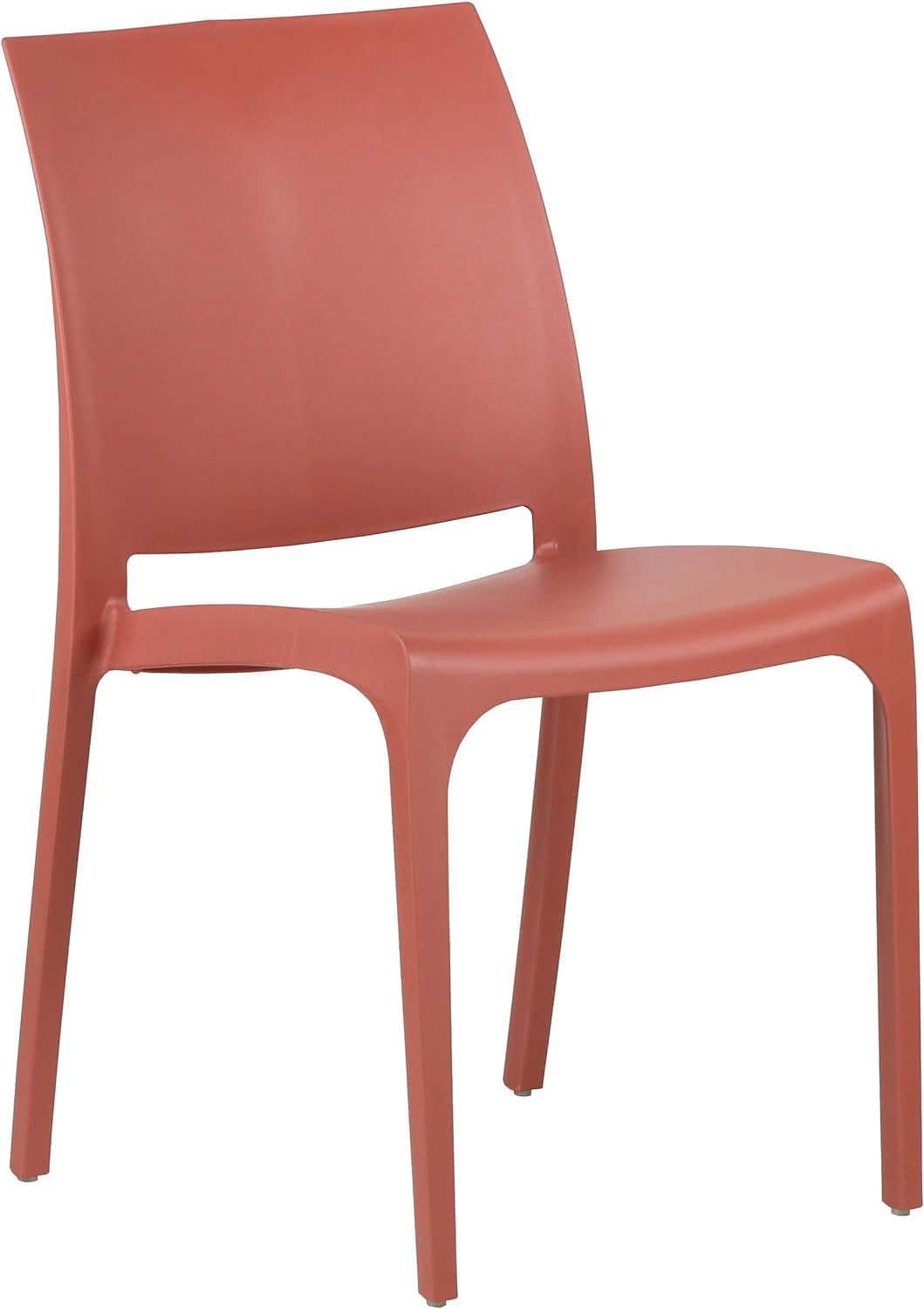 divina home sedia set 4 pz in resina impilabile made in italy design per interno esterno sofia rossa ean 8056157805724