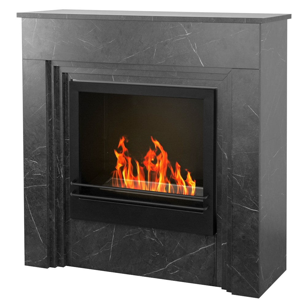 divina fire biocamino da terra bellini marmo nero l96 x p35 x h96 ean 8056157806318