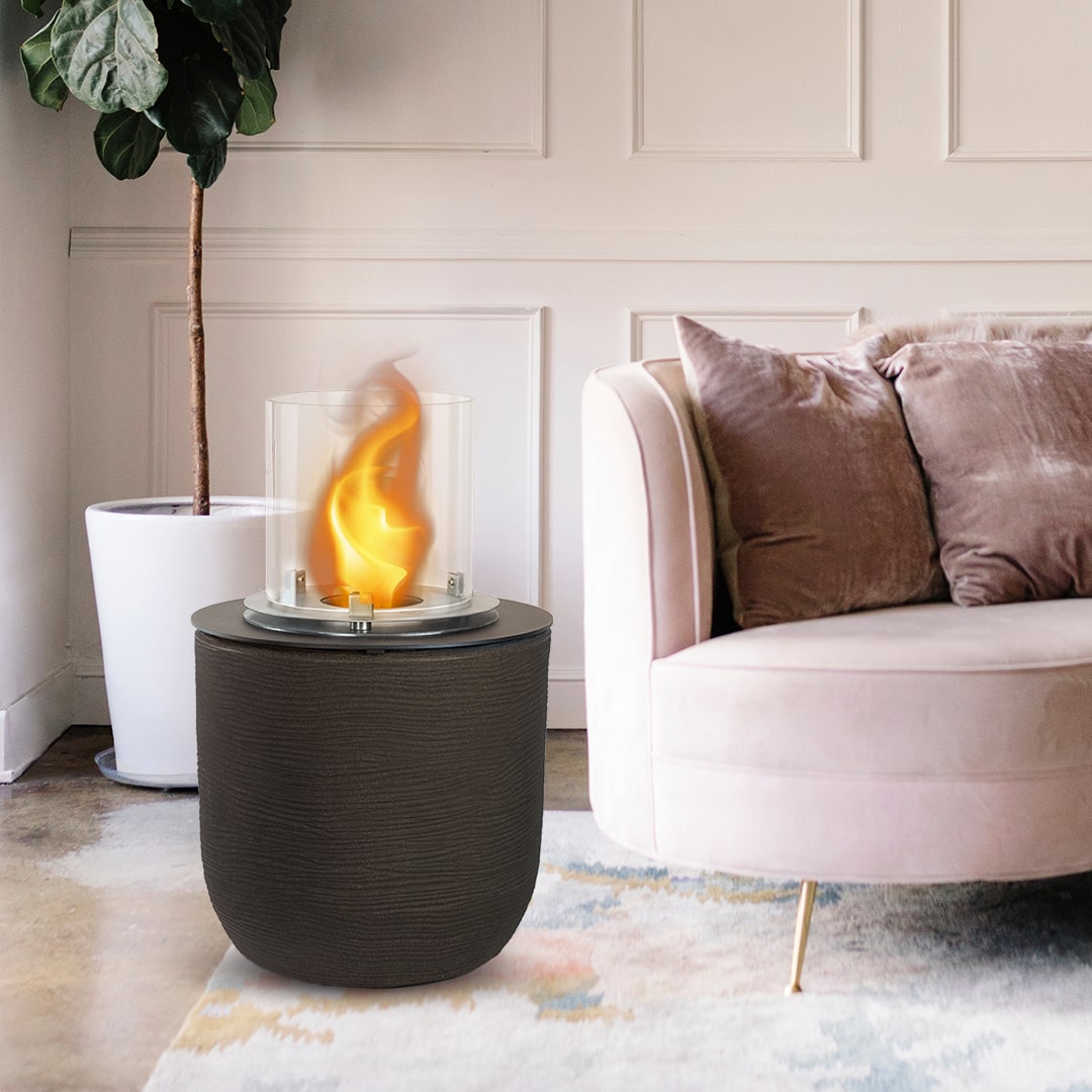 divina fire biocamino da terra raffaello terra marrone d 35 x h55 interno esterno ean 8056157806226