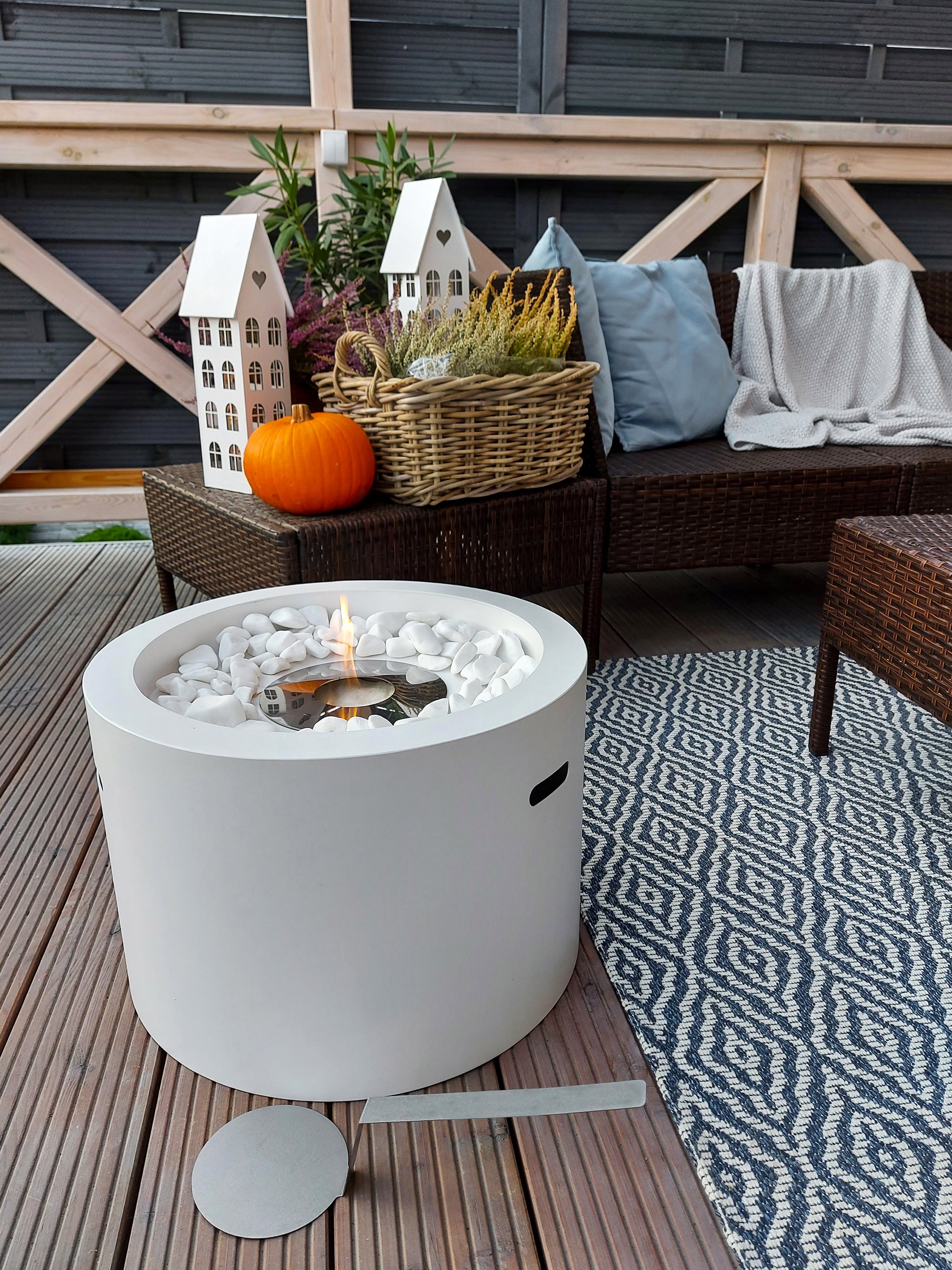 divina fire biocamino da terra rodi bianco d 475 per esterno ean 8056157805120