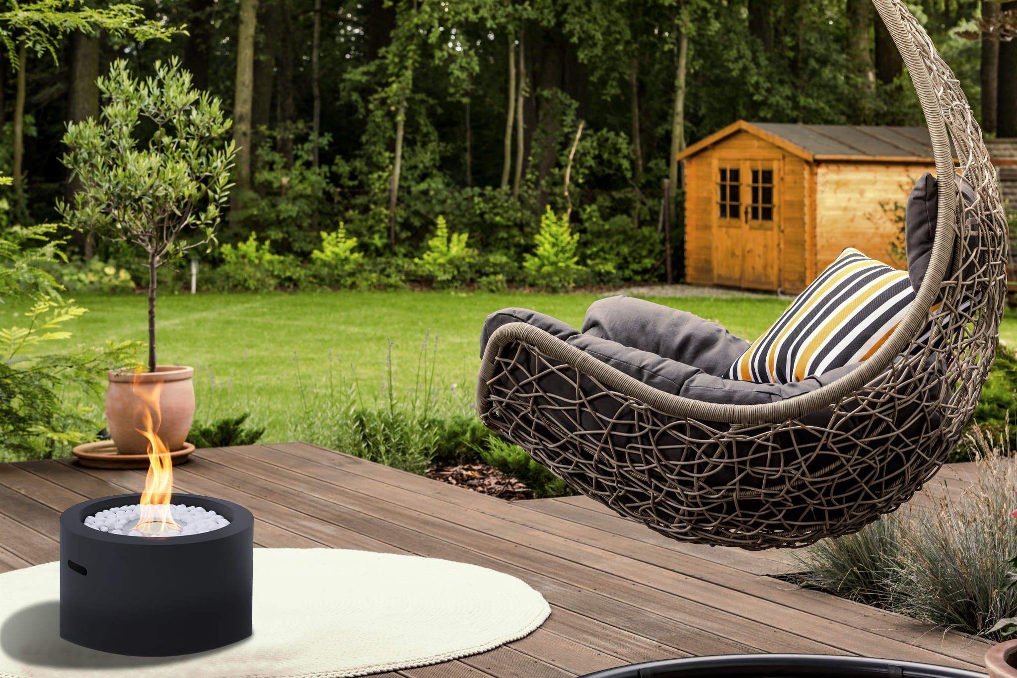 divina fire biocamino da terra rodi nero d 475 per esterno ean 8056157805137