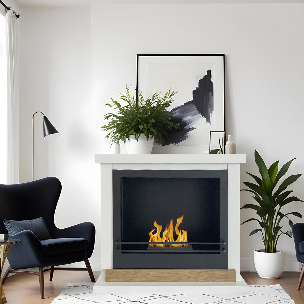 divina fire biocamino da terra stoccolma bianco 75x24xh68 ean 8056157807650