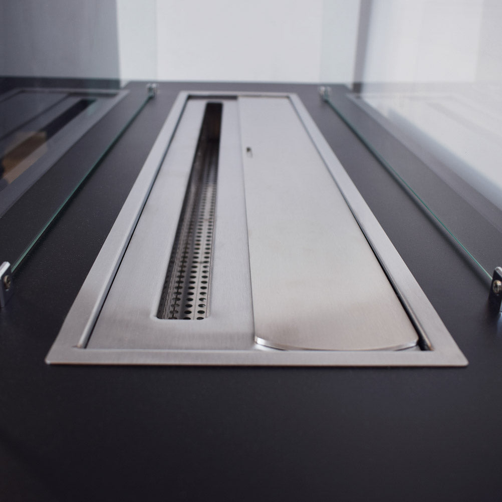 divina fire biocamino da terra caravaggio nero l100xp40xh40 interno esterno ean 8056157805472