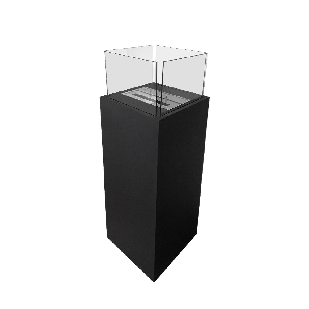 divina fire biocamino da terra ischia nero 40x40x115 interno esterno ean 8056157805953