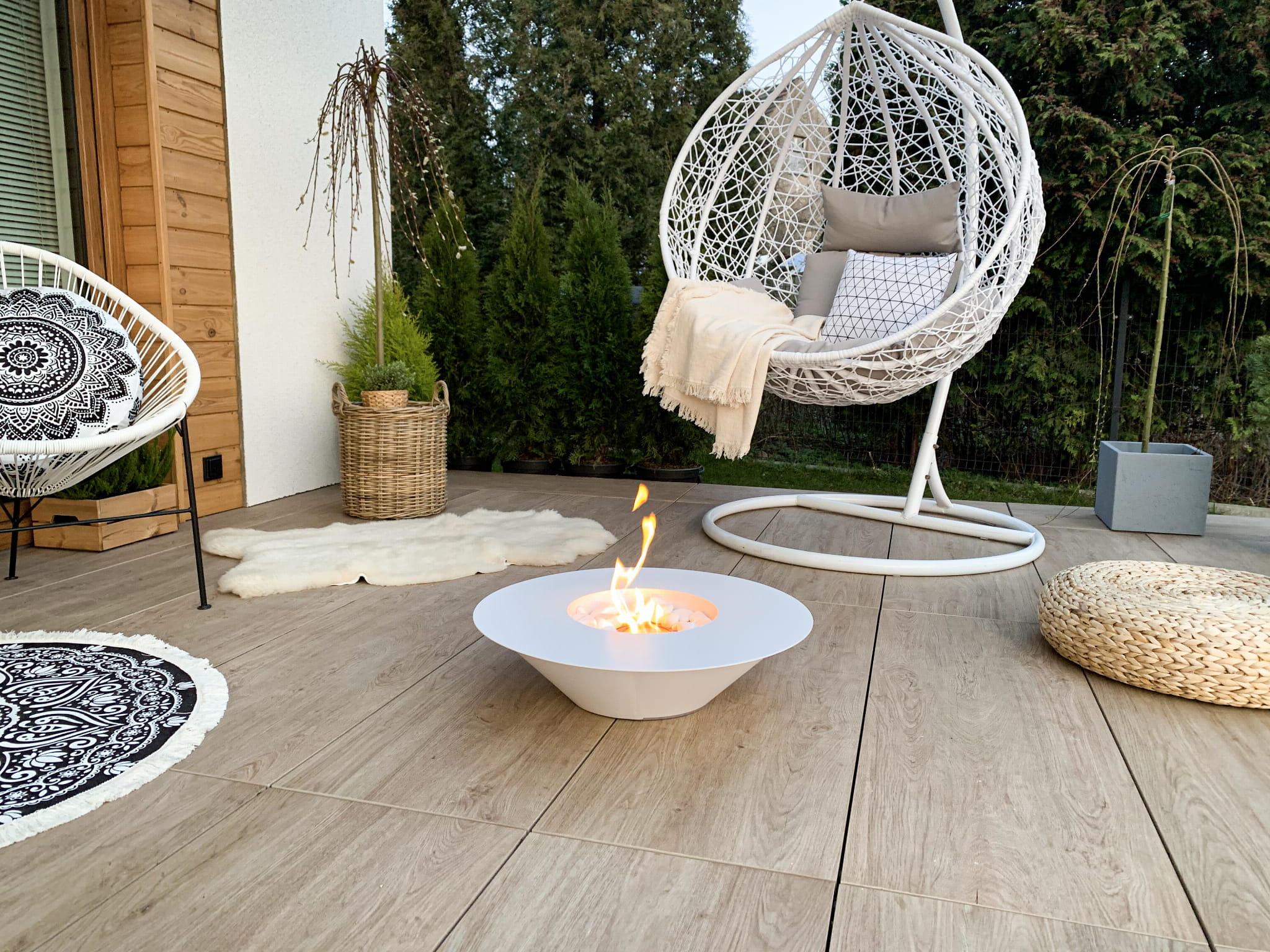 divina fire biocamino da terra santorini bianco d 60 per esterno ean 8056157805106