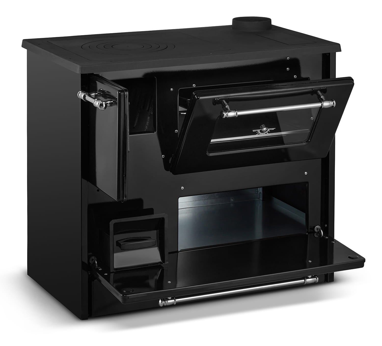 divina fire cucina a legna beatrice nera 9 kw 87 x 51 x h 79 ean 8056157805847