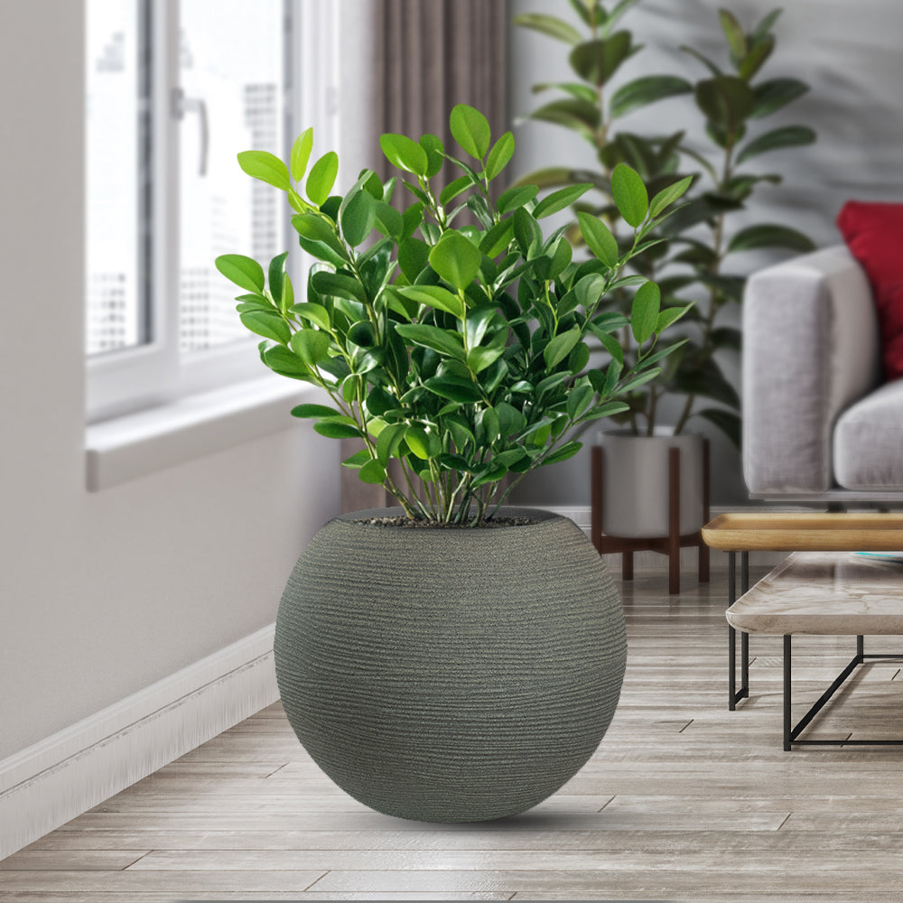 divina garden vaso in resina botticelli verde d 40x33h ean 8056157808985