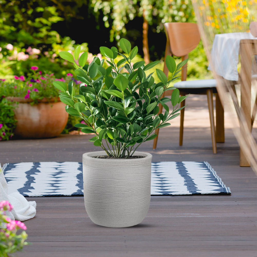 divina garden vaso in resina raffaello beige d 35x34h ean 8056157809029