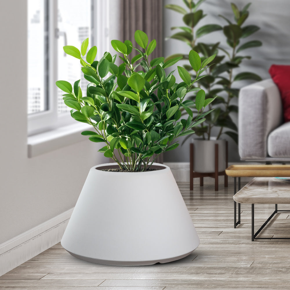 divina garden vaso in resina stromboli bianco d 60x35h ean 8056157808909