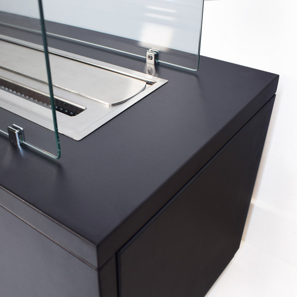 divina fire biocamino da terra caravaggio nero l100xp40xh40 interno esterno ean 8056157805472