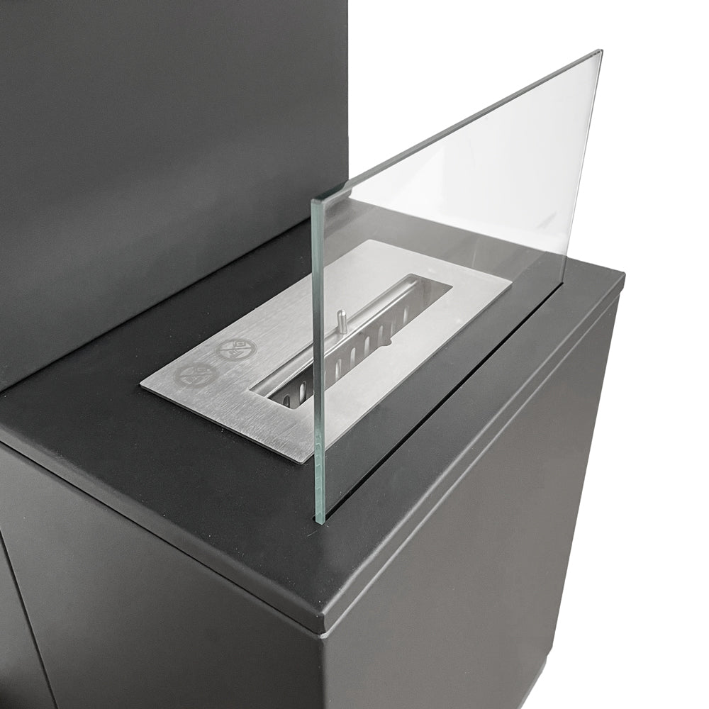 divina fire biocamino da terra oslo nero l38xp38xh100 interno esterno ean 8056157807704