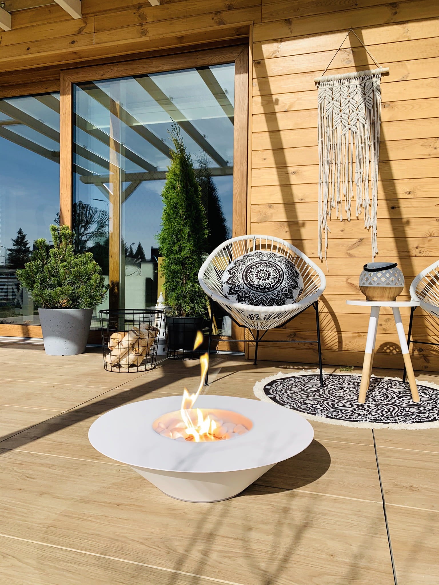 divina fire biocamino da terra santorini bianco d 60 per esterno ean 8056157805106