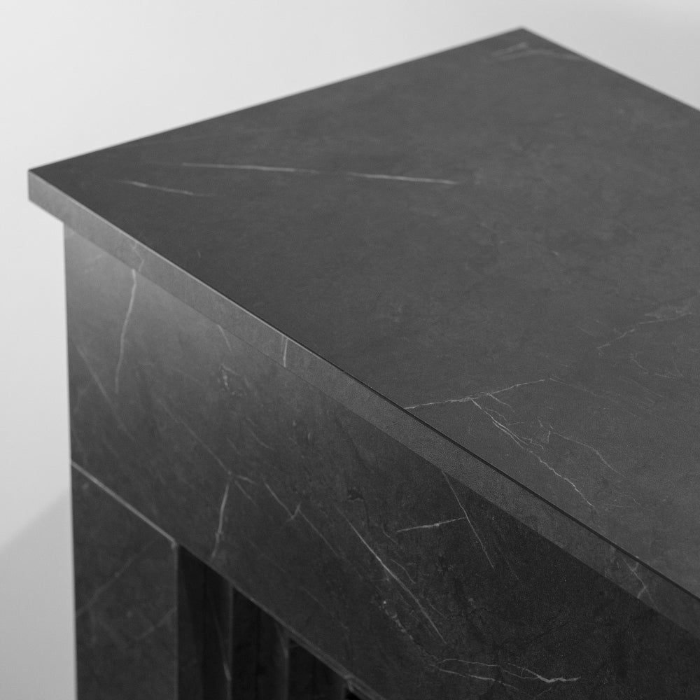 divina fire biocamino da terra bellini marmo nero l96 x p35 x h96 ean 8056157806318