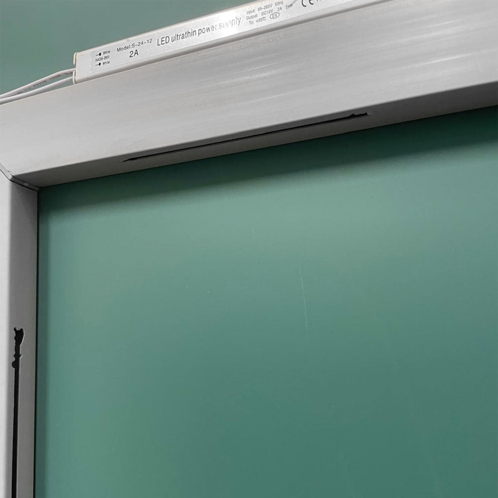 divina home specchio da bagno ovale retroilluminato specchiera reversibile olivia led 50x90 ean 8056157809500