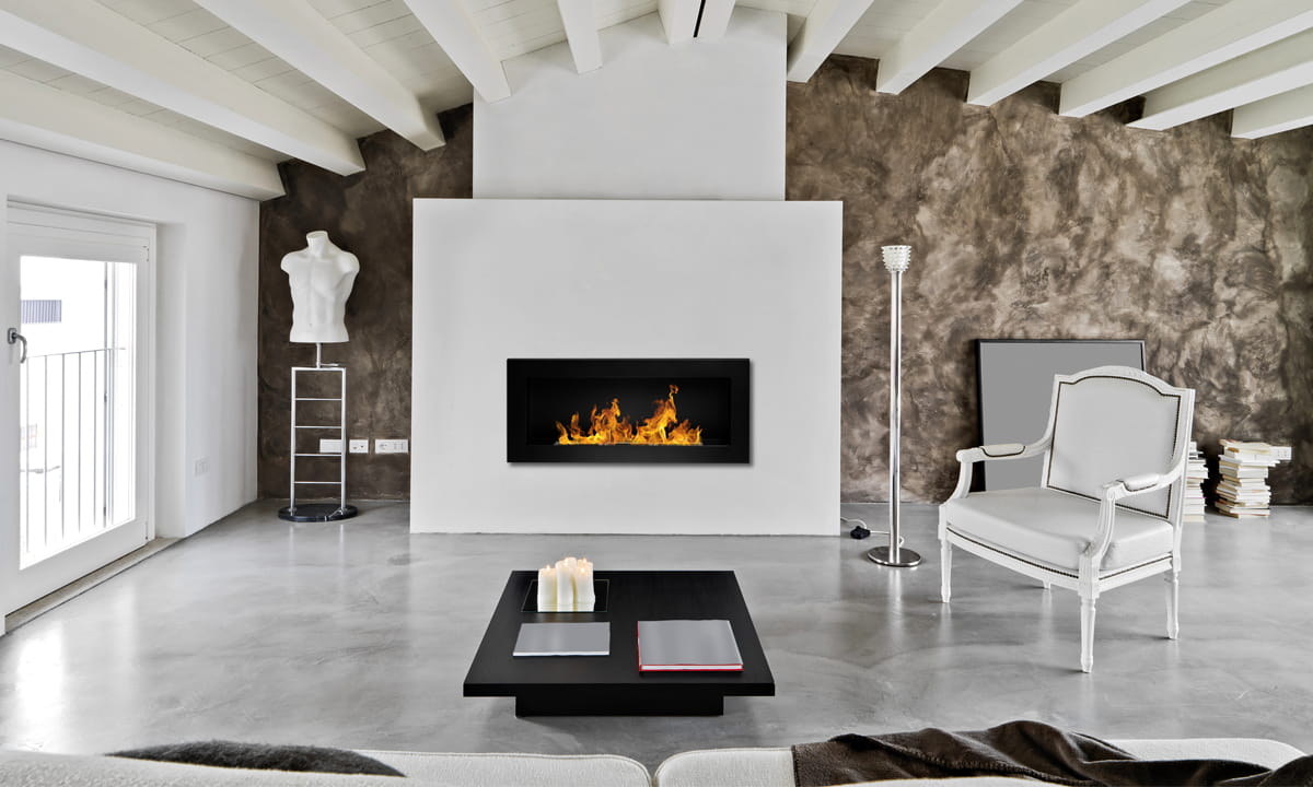 divina fire biocamino da pareteincasso lucca nero l 90 x p 12 x h 40 ean 8056157804697