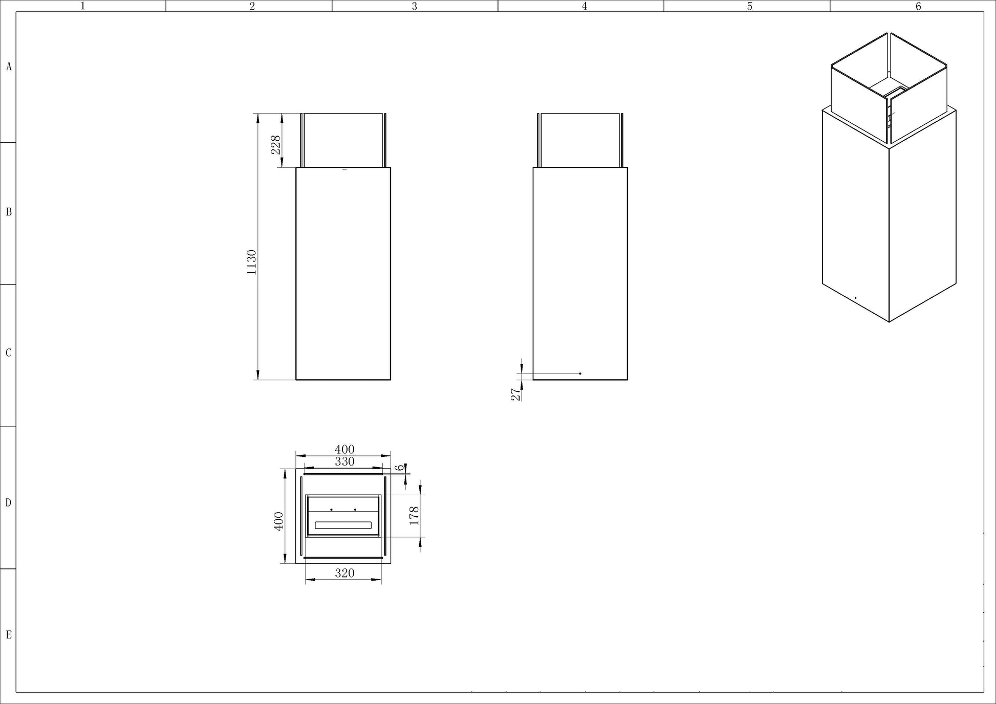 divina fire biocamino da terra ischia bianco 40x40x115 interno esterno ean 8056157805946