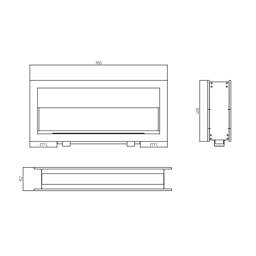 divina fire biocamino da incasso 90x40 montefalco 90 ean 8056157809227
